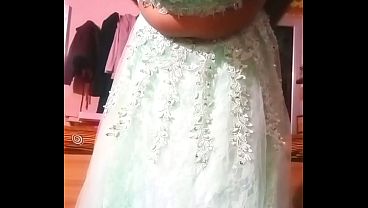 Indian Gay Crossdresser Bottom Real Homemade Sex In Blue Lehanga thumbnail