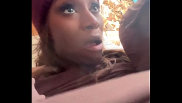 Blowjobs in the backyard! Big Dick Trans Girl Vanniall Seduces Wood Hauler For Outdoor Oral &_ Hard Anal Pounding