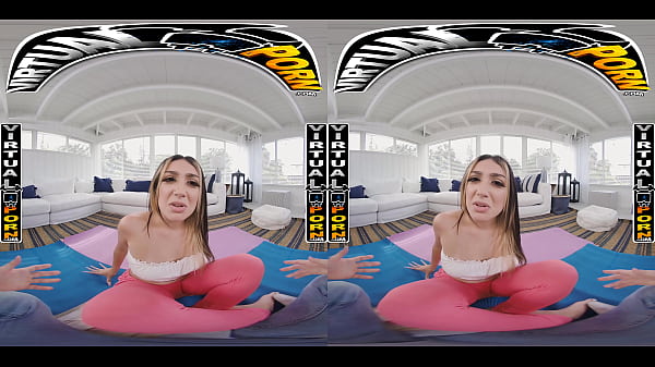 VIRTUAL PORN While_Peter Helps His_Stepsis_Violet Gems Do Yoga He Rips Her_Pants Open To Find Her Ass Staring At Him