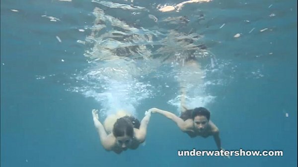 Play MP4 - Julia and Masha are swimming nude in the sea