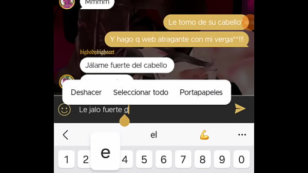 Mi hermosa Española me dijo que me extrañabay me arremete contra lacama