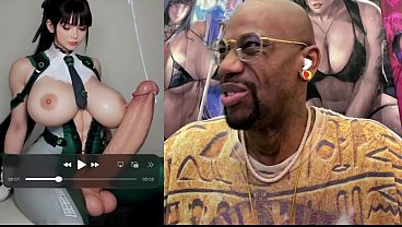 Eve Cumming Fucking Hard All Over Herself From Her Girl Cock While She Plays With Her Breast, Ai Generated thumbnail