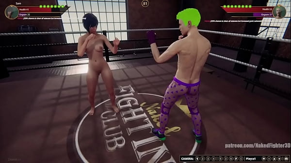 SamVS Joe_Curr Naked Fighter 3D