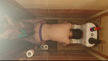 Girl Anal Dildo Man Dog Mask Amateur Homemade thumbnail