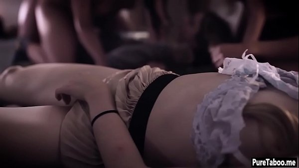 Cute homeless teens got fucked in aweird group sex