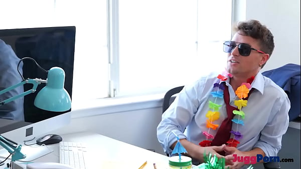 Blonde coworker crystal clark fucks her way to the top 