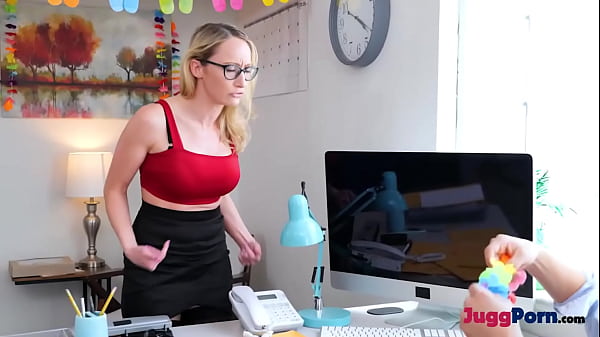 Blonde coworker crystal clark fucks her way to the top 