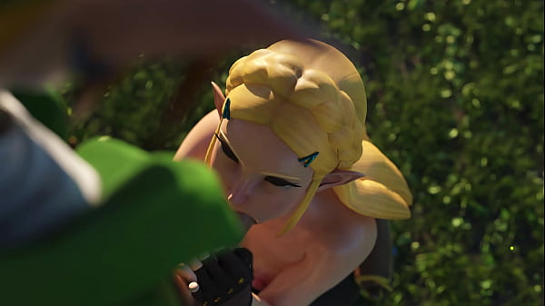 Zelda & Link under the tree 