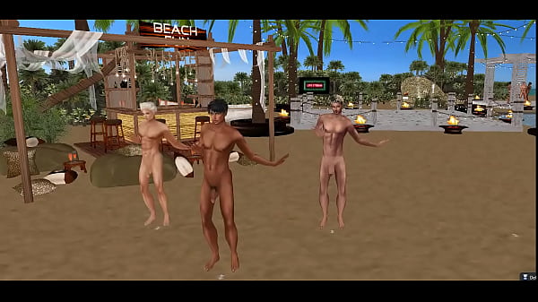 Play MP4 - DANCING NAKED AT A BEACH BAR