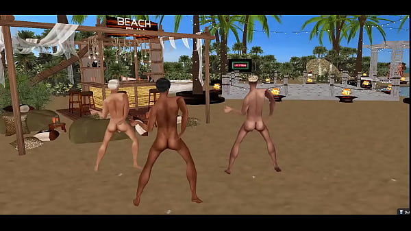 DANCING NAKED_AT A BEACH BAR