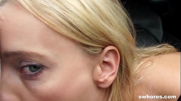 Blonde street whore bangedfor littlemoney in the car amazing experience