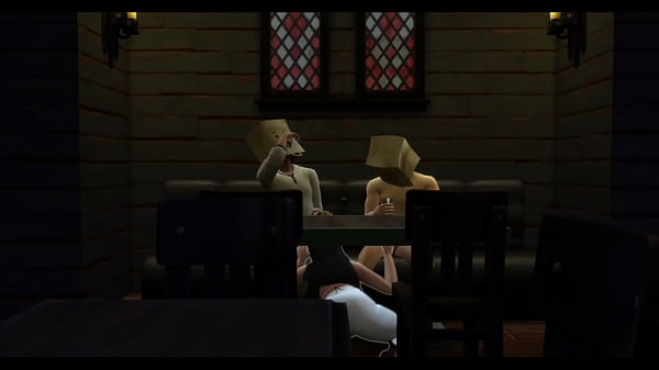 Brunette Cumslut Orgy Fuck At The Bar thumbnail