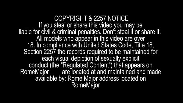 Nina sucks rome major's cock and gets jizzed 