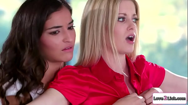 Latina student seduces a teacher and undresses petite babe plays with her small tits and masturbates her the milf gives her oral sex