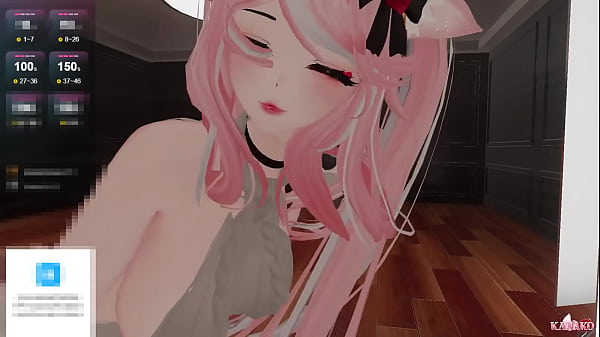 Catgirl gets vibed and fucked simps & chatters tease this spicy catgirl till she cums 