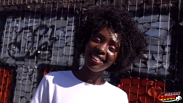German Scout - African Fit Girl With Perfect Body Talk To Fuck At Lost Play thumbnail