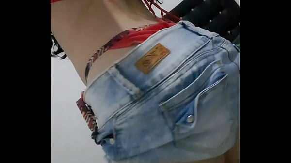 Girl amour trying on a red bikini i wait for you to take it off