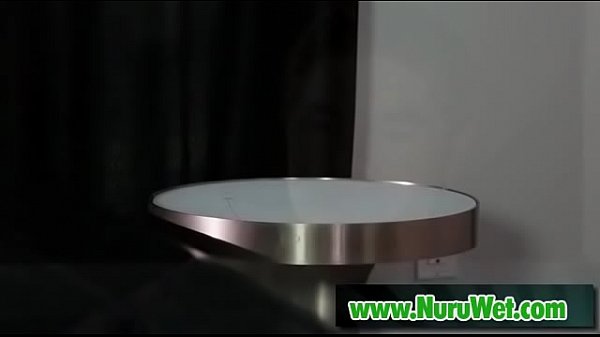 Blondie slut covered in nuru gel offers pleasure 