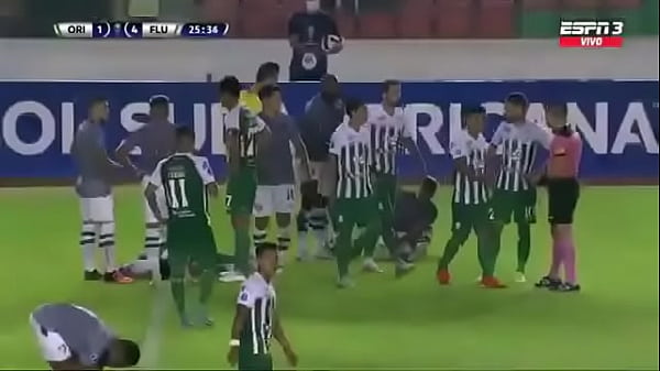 Bolivian girl fucked by brasilian team 