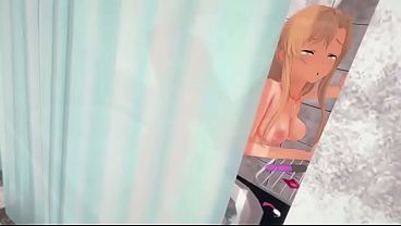 SAO - Asuna Yuuki have sex in the shower