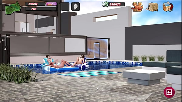 Max's Life Temporada 3 Cap 166 mi hermanastra y mi amiga se masturban para mi y follando con una MILF en la piscina 