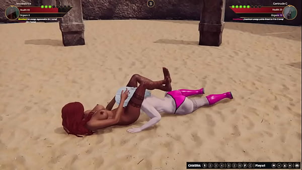 Imperatrice vs gertrude nf3d lesbian sex battle combat competitive intercourse 