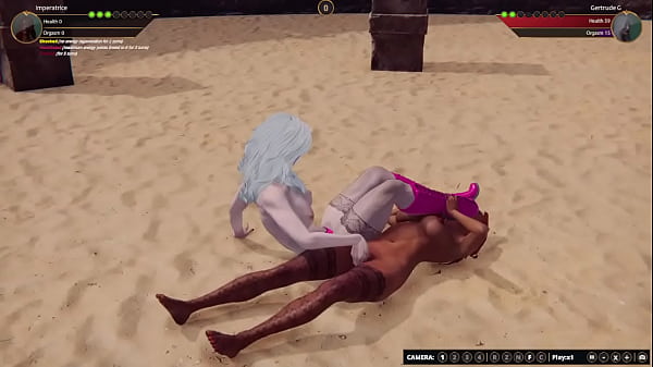 Imperatrice vs gertrude nf3d lesbian sex battle combat competitive intercourse 