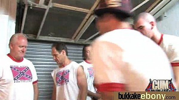 Interracial gangbang with white dicks 14 