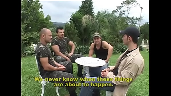 Two sexy guys Eduardo Cirax and Marlon sucking and fucking outdoors 