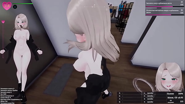 She came out of_the fitting room naked and seduced the old man he fell in love with her_young body