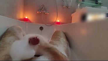 Covered in Foam — A Quiet Bath Gets Intense