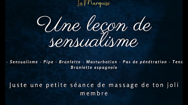 Une le&ccedil;on de sensualisme - french audio solo gentle handjob praises 
