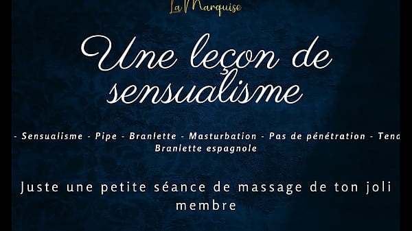 Une le&ccedil;on de sensualisme french audio solo gentle handjob praises 