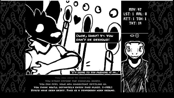 Chitinous Carnival Furry Parasite Visual Novel Public Build Playthrough [content warning_in description]