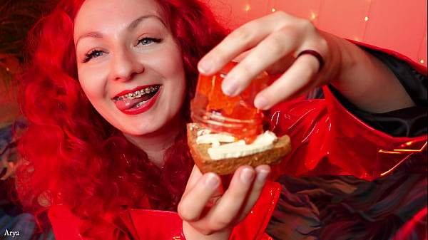 Asmr Food Fetish Mukbang Video In Braces thumbnail