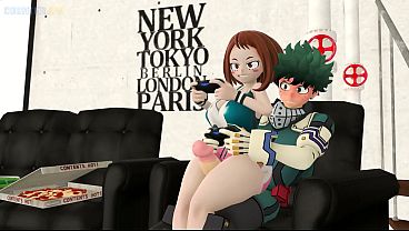 Deku and Ochaco'_s Game Night
