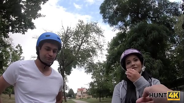 HUNT4K. Young couple has financial troubles and needs cash for sex 