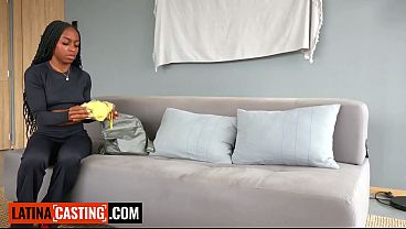 I showed this cute BLACK COLOMBIAN MODEL what her CUCK BF could never give her 