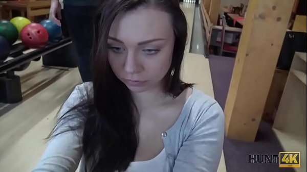 HUNT4K Couple is_tired of bowling guy wants money chick_wants sex