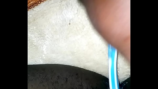 Masturbating with my tooth brush 