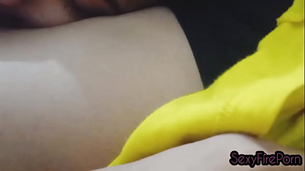 Blonde brown girl does something