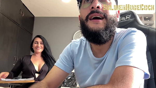 Play MP4 - After finishing the interview she wants to try my cock - Alessiani69 - SoldierHugeCock