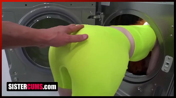 SisterCums What Are You Doing_Bro Not_In The Laundry