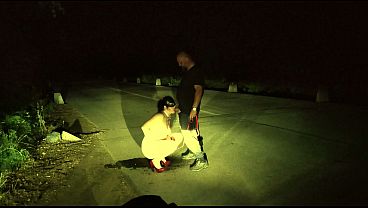 Extreme Street Pissing in the Mouth and Sperm