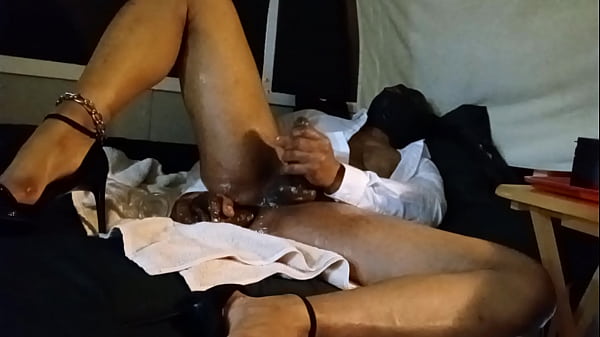 Opps a big cumshot with my heel in the way 