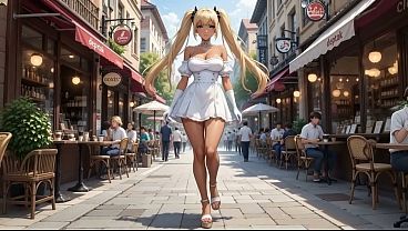 Nonton A Walk With Rumi. She Plays With Her Pussy Ai Generated thumbnail