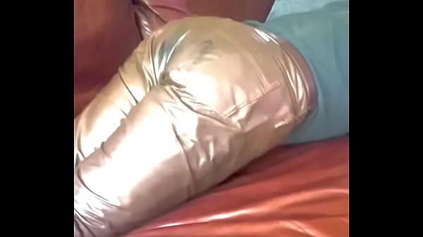 Me having fun in my brown leather pants 