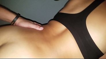 Hot college babe tries gloryhole and gets used 