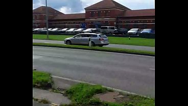 German Prostitute Milf Sandra show her tits cardriver Summer 2025 