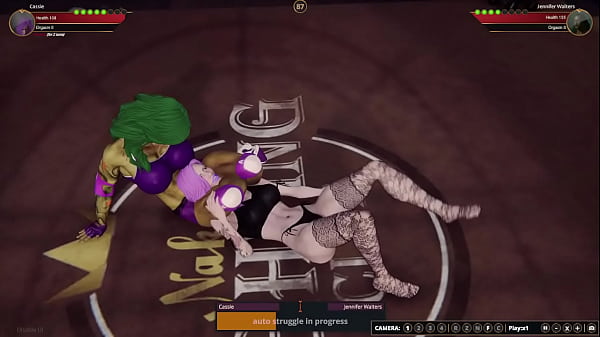 Cassie vs jennifer nf3d female mma combat ring 